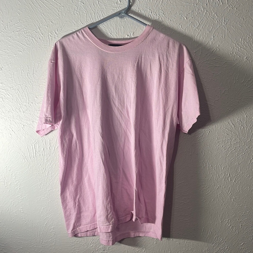 Pink T-Shirt W/ ROSES ON BACK